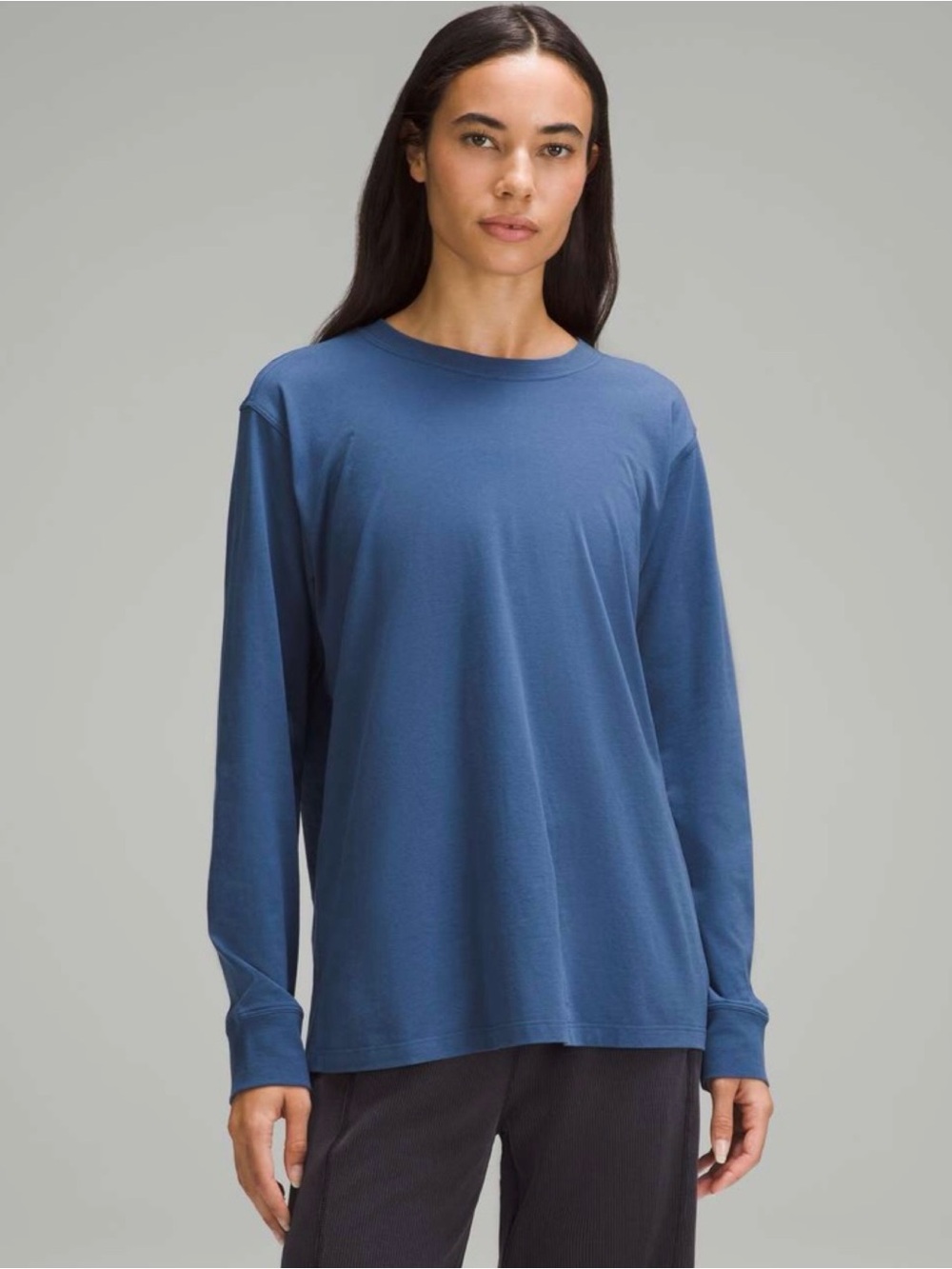 Lululemon All Yours Long-Sleeve Shirt in Pitch Blue